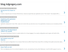Tablet Screenshot of blog.kdgregory.com